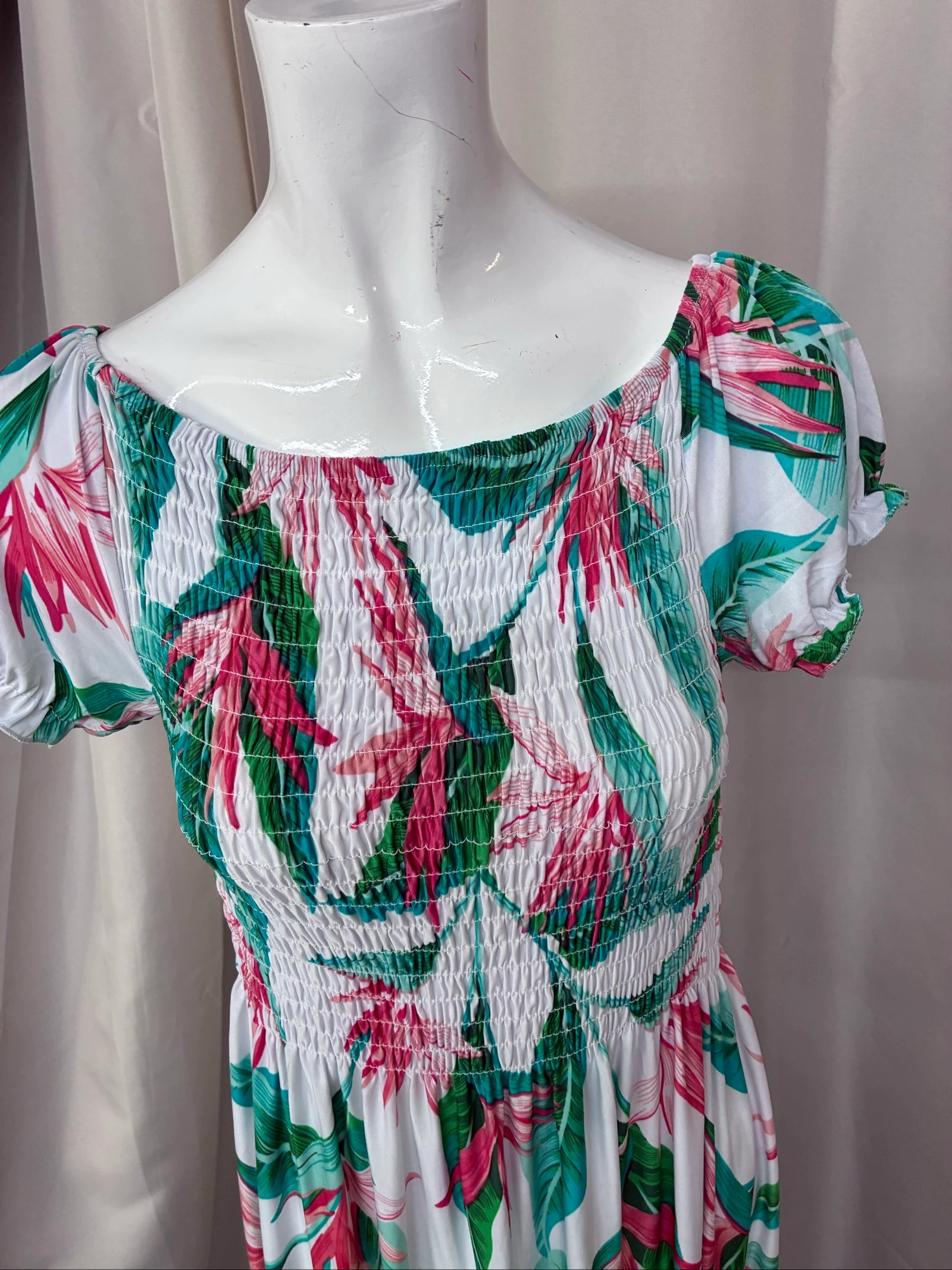 Vestido Maxi Floral Estilo Tropical – Talla XL/XXL – photo 2